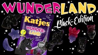 Katjes ® Wunderland  Black Edition  vegetarisch mit Einhorn Katze amp Fee  Geschmackstest [upl. by Aksel]