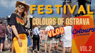 Festival Colours of Ostrava  Vlog [upl. by Eimmelc]