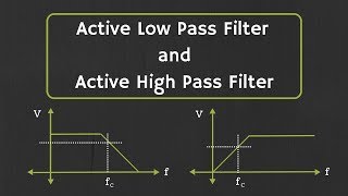 Active Low Pass Filter and Active High Pass Filter Explained [upl. by Nosro]