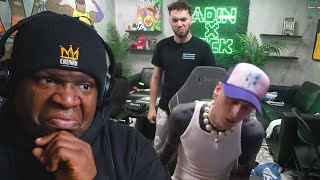 MGK Freestyle on Adin Ross stream with XQC amp Trippie Redd Reaction [upl. by Garin]