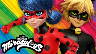 1 HOUR MIRACULOUS  😍 LADYBUG amp CAT NOIR 🐞  Season 4  Compilation [upl. by Aslam435]