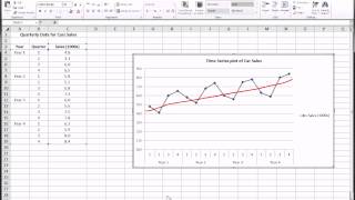 Excel  Time Series Forecasting  Part 1 of 3 [upl. by Suivatco217]