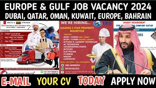 MALTA 🇲🇹 DELIVERY DRIVERS WORK VISA 2024 FREE MADINA PROJECT JOBS MAURITIUS JOBS DUBAI HELPER JOB [upl. by Yrocal]