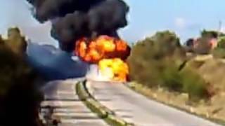 Bleve explosion video  Aigio Greece [upl. by Gilbert68]