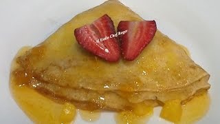 como hacer CREPAS DE NUTELLA CREPAS DE DURAZNO CREPAS DE FRESA 409 Crepas Dulces [upl. by Jezreel]