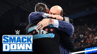 CM Punk shares a hug with Paul Heyman SmackDown June 21 2024 [upl. by Torrell]