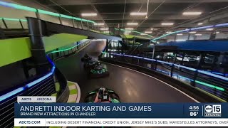 Andretti Indoor Karting amp Games opens 3story track in Chandler [upl. by Darryn639]