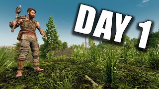 Surviving The First Week  7 Days To Die 10 Console Tutorial Gameplay Day 1 [upl. by Hallam]