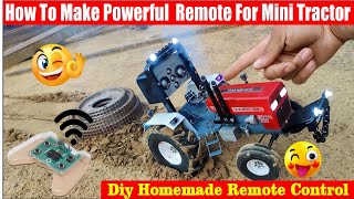 Tractor का REMOTE कैसे बनाएं How to make RC tractor remote at homeMaking remote control tractor [upl. by Duquette]