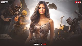 TEAMCODE  Challenge Day 5  BGMI LIVE  PIUPIU IS LIVE🫶🏻  ROAD TO FACECAM 🥰 bgmi girlgamer [upl. by Skcirdnek]