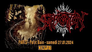 SUFFOCATION US Live Paris  Le Petit Bain 27 01 2024 [upl. by Yelwah891]