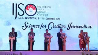 The Opening Ceremony IJSO Indonesia Bali 2016 [upl. by Sugden]