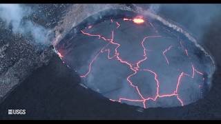 Kīlauea Summit Eruption  Lava Returns to Halemaʻumaʻu [upl. by Hankins]