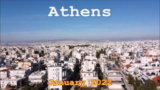 Athens January 2022 drone [upl. by Lysander689]