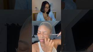 A querida quase perde um olho 😬 queenfazassim lacewigs hairstyle hair lace shortvideo [upl. by Stent]