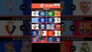 Calendario de la Liga Española La Guía Definitivaquot 20242025 greenscreen ligaespañola futbol [upl. by Onifled]