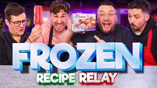 FROZEN INGREDIENTS ONLY Recipe Relay Challenge  Pass It On S3 E13 [upl. by Noslrac655]