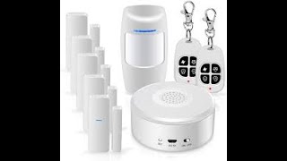 WiFi Smart Wireless Alarm System Installation [upl. by Ailadgim]