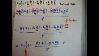 Vector Calculus for Electromagnetism 23  Vector Quotient Rule 2 [upl. by Zared205]