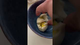 Double yolk boiled egg [upl. by Nerrat]