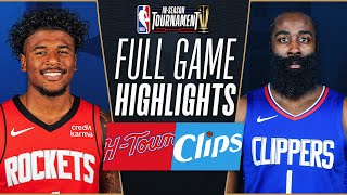 ROCKETS at CLIPPERS  NBA INSEASON TOURNAMENT 🏆  FULL GAME HIGHLIGHTS  November 17 2023 [upl. by Bayard]