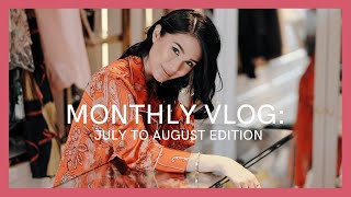 MONTHLY VLOG JULY TO AUGUST EDITION  Heart Evangelista [upl. by Colleen439]