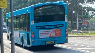 Arriva Beds and Bucks Volvo B7RLE Wright Eclipse 2 3964 LT63 UNH on Route 321 [upl. by Enaerb]