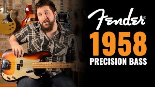 1958 Fender Precision Bass 3 Tone Sunburst  CME Vintage Demo  Marc Najjar [upl. by Wenoa]