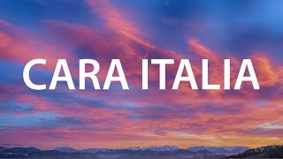 GHALI  CARA ITALIA LYRICS [upl. by Ahsiket]