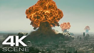 Nuclear Explosions Demolish City 2024 4K Scene  FALLOUT [upl. by Nichola]