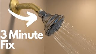 How to fix water leaking behind the shower head Leaking where shower head connects [upl. by Hollinger975]