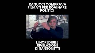 Ranucci comprava filmati per rovinare i politici Lincredibile rivelazione di Sansonetti [upl. by Beacham]