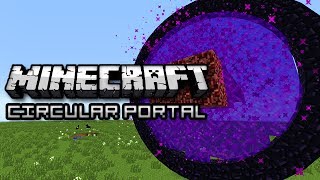 Minecraft Circular Nether Portal Magic 14w04 [upl. by Frech916]