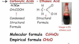 Y12 Organic 3 at GCSE  Ethanol Ethanoic Acid and Ethyl Ethanoate [upl. by Eedyah]