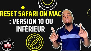 Reset Safari On Mac  version 10 ou inférieur [upl. by Eyllek]