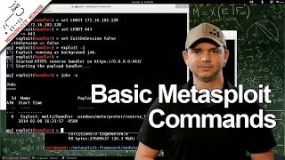 Basic MSF Console Commands  Metasploit Minute Cyber Security Education [upl. by Ramso419]