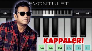 Kappaleri Poyachu  INDIAN  Easy Piano Tutorial  AR Rahman [upl. by Arraeis170]