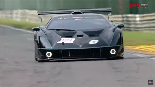 Lamborghini Essenza SCV12 racing on Spa Francorchamps [upl. by Ezalb198]