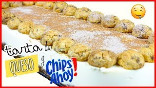 TARTA de QUESO con CHIPS AHOY  Cheesecake con Cookies  MUY FÁCIL [upl. by Abeh276]