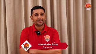 Pre Match Interview ft Manvinder Bisla  Gujarat Giants  Legends League Cricket [upl. by Gizela]