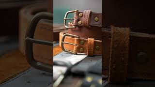 jkbootsusa Leather belts handmade in the USA jkboots [upl. by Oesile]