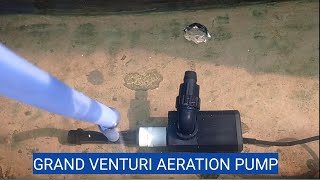 GRAND VENTURI JET AERATION PUMP FOR BIOFLOC FISH POND aquafarming biofloc aquaculture grandpump [upl. by Atinauq961]