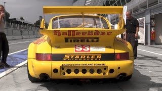 1993 Porsche 964 38 Carrera RSR Amazing Sound On Track [upl. by Sackman559]