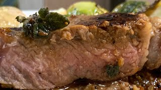 Steak Dinner in 10 minutes Стейк на Ужин за 10 минут howtomake steak dinner [upl. by Mazonson]