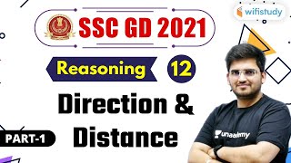 600 PM SSC GD 2021  Reasoning by Deepak Tirthyani  Direction amp Distance Part1 [upl. by Aiseneg987]