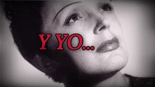 Édith Piaf  Et Moi Subtitulado al Español [upl. by Aitetel]