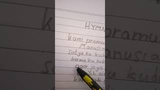 Lirik lagu hymne pramuka [upl. by Enetsirk726]