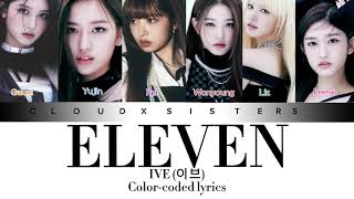 IVE  Eleven  Color coded lyrics [upl. by Costanzia331]