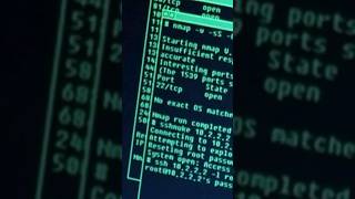 Escena Hacking con NMAP en Matrix 2 nmap movie cybersecurity cyberpunk kali [upl. by Brook]