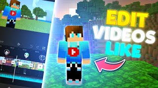 How To Edit Minecraft VIDEOS Like A PRO 🤩 In Mobile Full Tutorial  CapCut [upl. by Lewls]